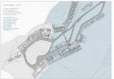 Plano en el que se muestra la infraestructura inicial del proyecto y su correspondencia con el Proyecto Phi Gaia y el Proyecto Fundación Phi repectivamente.