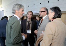 Koldo Saratxaga (empresario, gestor y gurú de nuevos paradigmas en management), Félix Balboa y María Lezaun (Presidente-Fundador y Vicepresidenta-Fundadora de Fundación Phi), y Javier Ortiz (Secretario del Patronato de Fundación Phi)