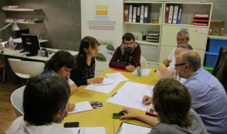 Reunión del Patronato de Fundación Phi con Phi Gaia y el equipo de arquitectura (Phi Design)