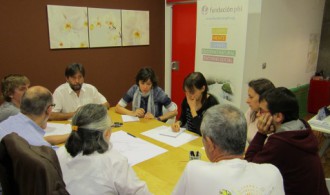 Reunión del Patronato de Fundación Phi con Phi Gaia y el equipo de arquitectura (Phi Design)