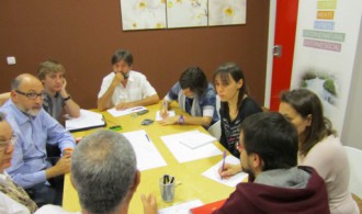 Reunión del Patronato de Fundación Phi con Phi Gaia y el equipo de arquitectura (Phi Design)
