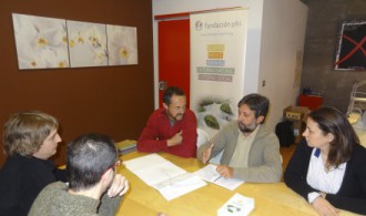 Reunión de trabajo en la sede de Phi Gaia