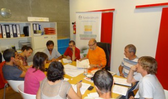 Reunión de trabajo en la sede de Phi Gaia