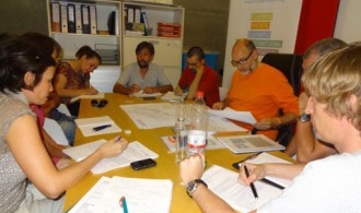 Reunión de trabajo en la sede de Phi Gaia