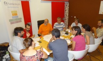 Reunión de trabajo en la sede de Phi Gaia