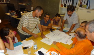 Reunión de trabajo en la sede de Phi Gaia
