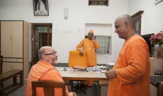 Rev. Swami Shantatmananda - Secretary Ramakrishna Mission Delhi