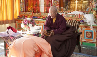 His Eminence Khamtrul Rimpoche - Chime Gyaltse Monastery